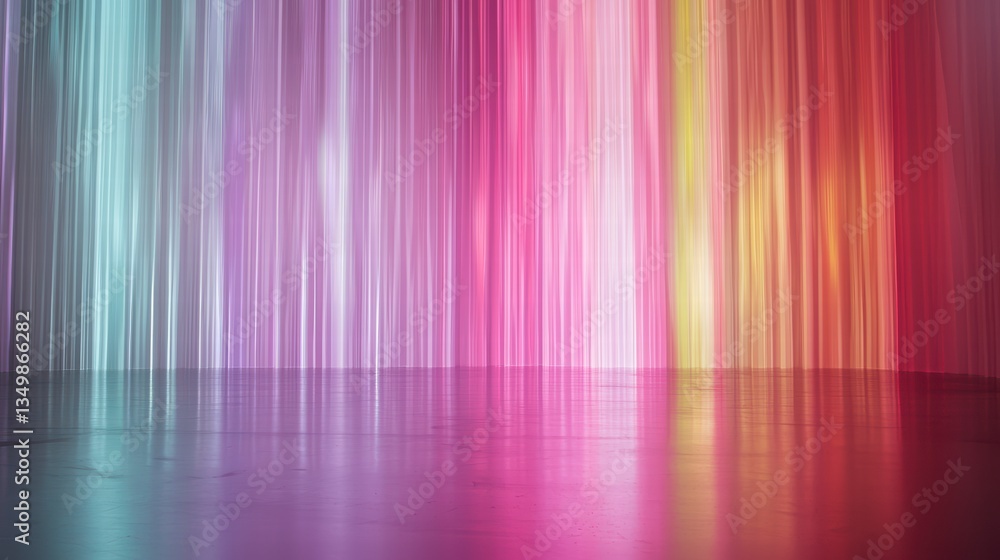Poster colorful abstract background: vibrant vertical stripes of various colors create a dynamic and energe