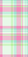 Pastel plaid pattern. Soft, delicate colors create a gentle, feminine design perfect for textiles, fashion, or springthemed projects.