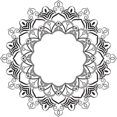 Ornamental Mandala Design Background
