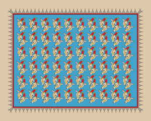 Madhubani Art Decor: Shiva Nandi Folk Pattern for Design. Madhubani pattern, Shiva Nandi Madhubani, Indian folk pattern, Mithila design