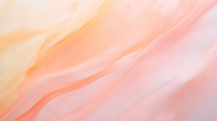 Obraz premium Elegant soft pastel fabric background with flowing delicate waves
