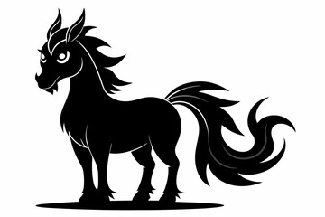 coloring page silhouette black vector