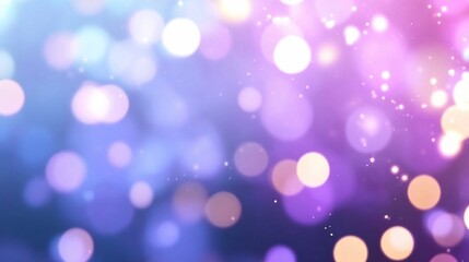 Obraz premium Abstract bokeh background. Lights sparkling in purple, blue, and gold