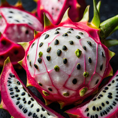 Dragon Fruit Close-Up
