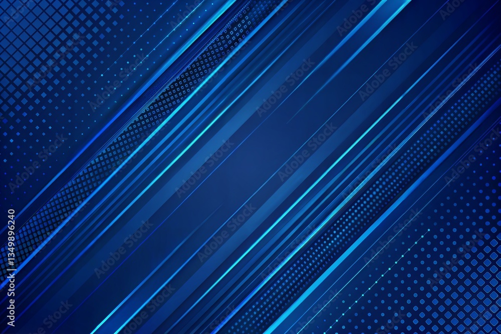 Poster elegant blue gradient with dynamic lines. stylish blue gradient background. futuristic and professio