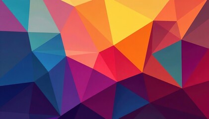 Abstract geometric shapes, vibrant color blocks, color, abstract