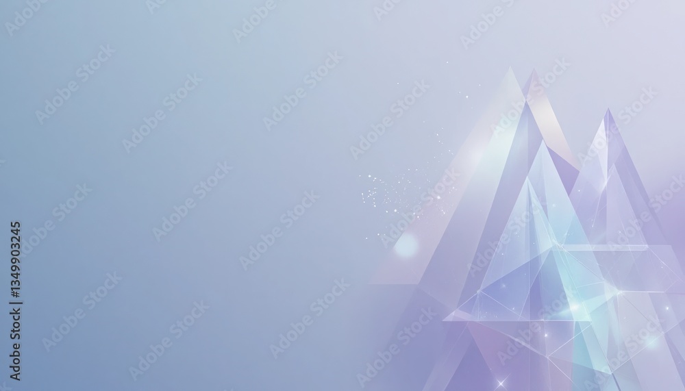 Poster exploring abstract geometric shapes digital space graphic design minimalist environment artistic vie