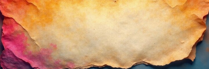 Obraz premium Distressed paper texture with creases and folds, vintage paper, creased paper