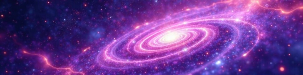 Ethereal swirling patterns of purple and silver hues in a cosmic setting,  nebula,  space, cosmic swirly