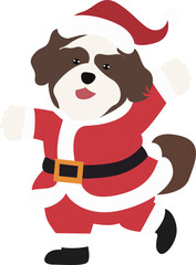 , Merry Christmas Christmas Shih