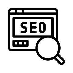 SEO line icon