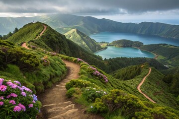 Scenic Mountain Trails & Lakes: Exploring S&atilde;o Miguel, Azores