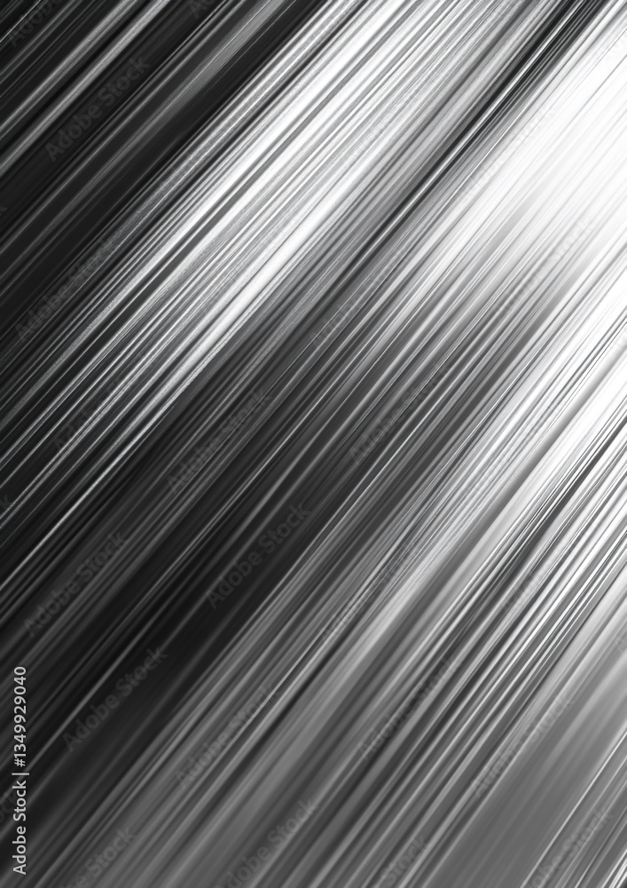 Aufkleber abstract monochrome background featuring diagonal lines with varying shades of gray and white light