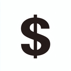 Obraz premium Dollar symbol illustration on a plain background 
