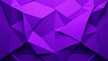 Obraz premium Abstract Geometric Background with Purple Triangular Patterns