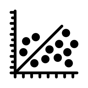 scatter plot glyph icon