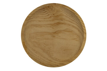 Round pine wood board with natural finish, ideal for serving snacks and as a decorative base for ornaments on tables