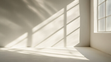light and shadow with white color background 
