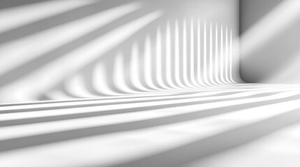 light and shadow with white color background 