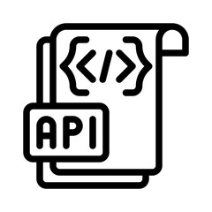 API line icon
