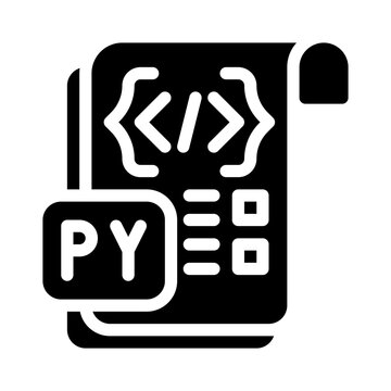 Python glyph icon
