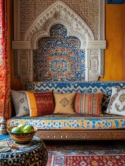 Colorful Couch Living Room