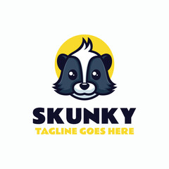 Skunky Simple Mascot Logo