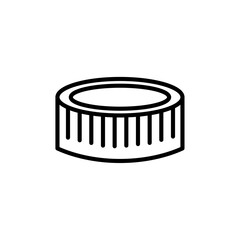 Bottle cap icon vector graphics