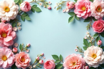 Pastel flower wall backdrop with vintage floral arrangement and lace details, floral wallpaper, soft pastels