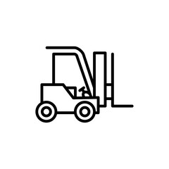 Forklift icon vector graphics