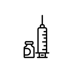 Insulin icon vector graphics