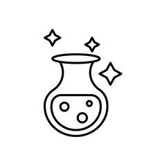 Magic potion icon vector graphics