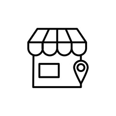 Marketplace icon vector graphics