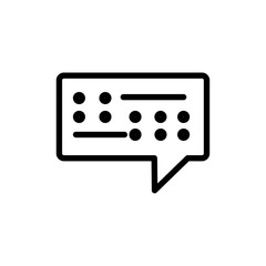 Morse code icon vector graphics