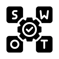 SWOT glyph icon