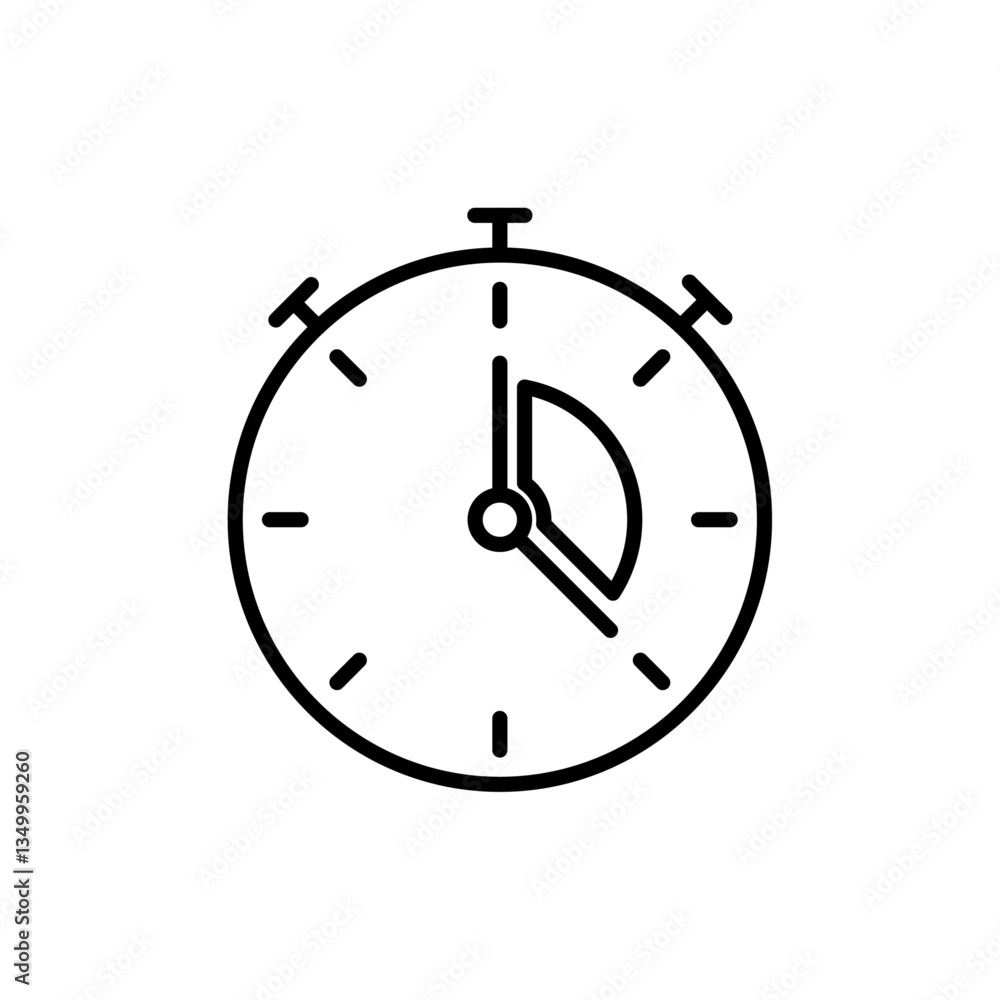 Poster time frame concept icon vector graphics