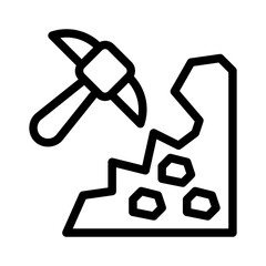 mining line icon