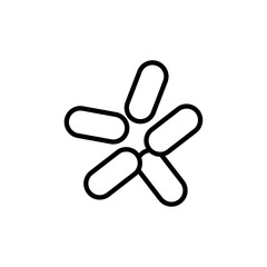 Yeast icon vector graphics