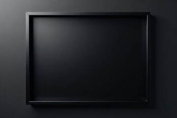 Sleek black aluminum panel with reflective surface, sleek, minimalist