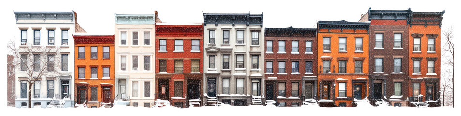 PNG American city buildings architecture houses urban.