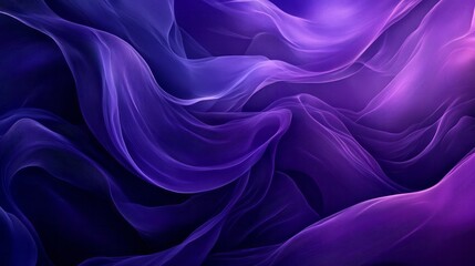 Obraz premium Abstract flowing fabric in shades of purple and lavender