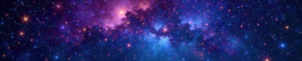 Fototapeta premium Sparkling starry sky with constellations shining bright , astronomy, space, galaxy