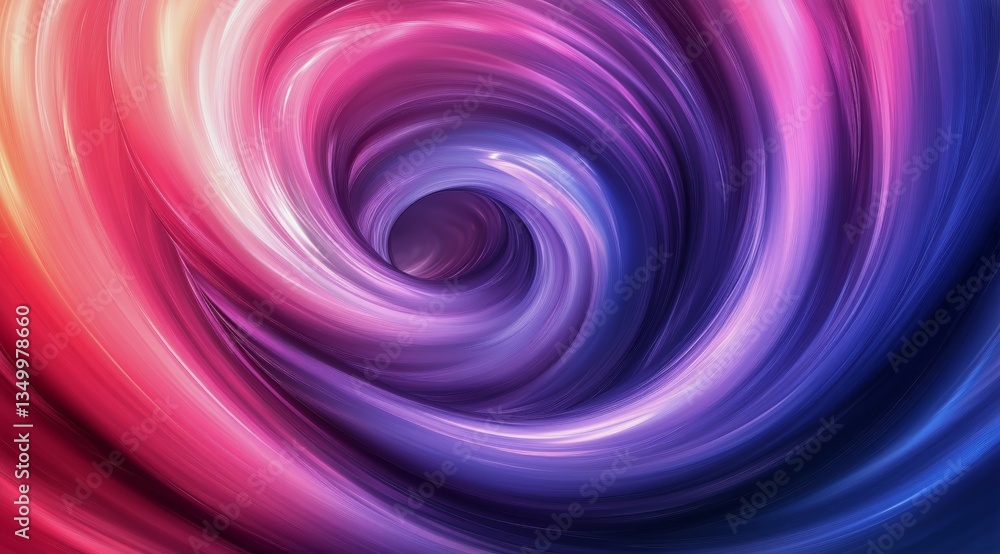 Aufkleber abstract swirl of vibrant colors creating a captivating visual effect at sunset