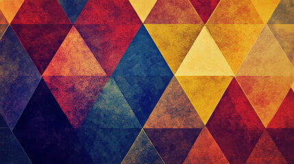 Abstract geometric background with color triangles. Design element