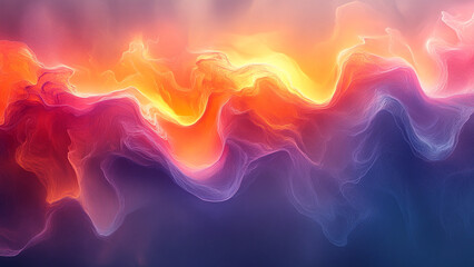 An enchanting abstract background featuring fluid shapes, vibrant colors, and dynamic textures. Perfect for creative projects, this design evokes a sense of motion and energy, blending bold hues with 