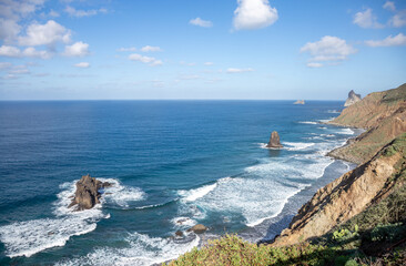North coast of Island Tenerife, Canary Islands, Spain, Europe.