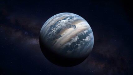 Naklejka premium Earth-like Planet