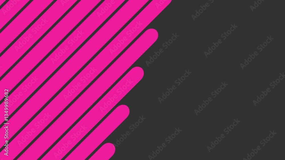 Poster geometric background and abstract designs with various colors are scattered in the background.