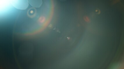Abstract background of real lens flare for overlay or transition