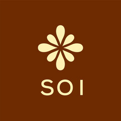 SOI LOGO DESIGN VECTOR TEMPLATE